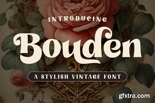 Bouden - Stylish Vintage Font 4NKL28C