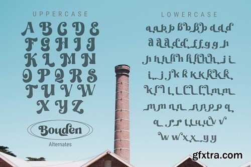 Bouden - Stylish Vintage Font 4NKL28C