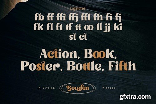 Bouden - Stylish Vintage Font 4NKL28C