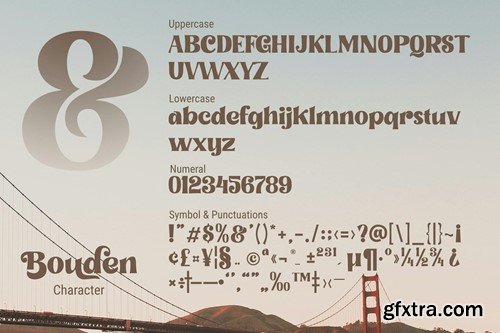 Bouden - Stylish Vintage Font 4NKL28C