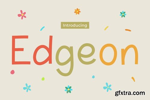 Edgeon Script Kids Font RKKYUXY