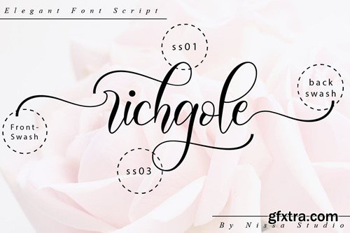 Richgole - Wedding Font BA4SLNR