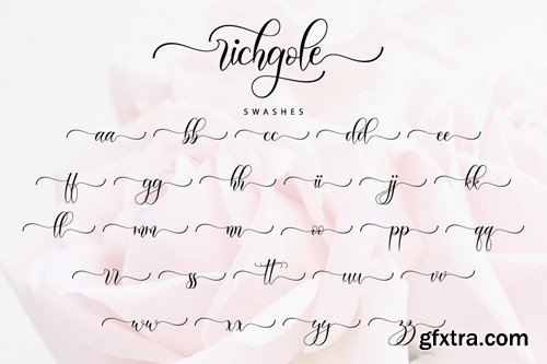 Richgole - Wedding Font BA4SLNR