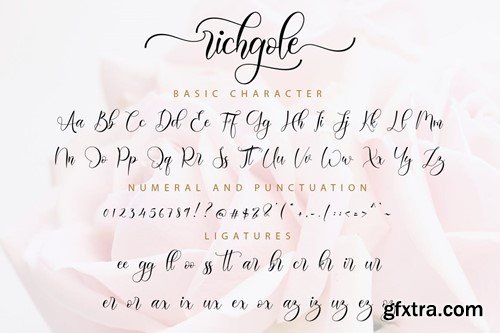 Richgole - Wedding Font BA4SLNR