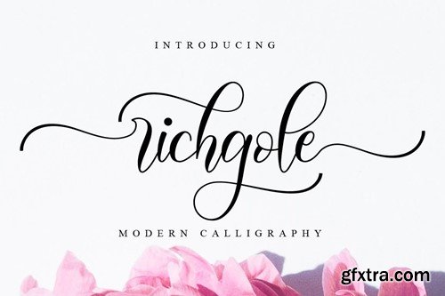 Richgole - Wedding Font BA4SLNR