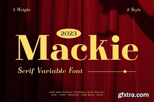 Mackie - Serif Variable Font X9RYAJL