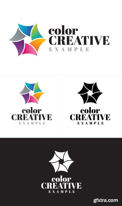 Creative Abstract Colorful Logo