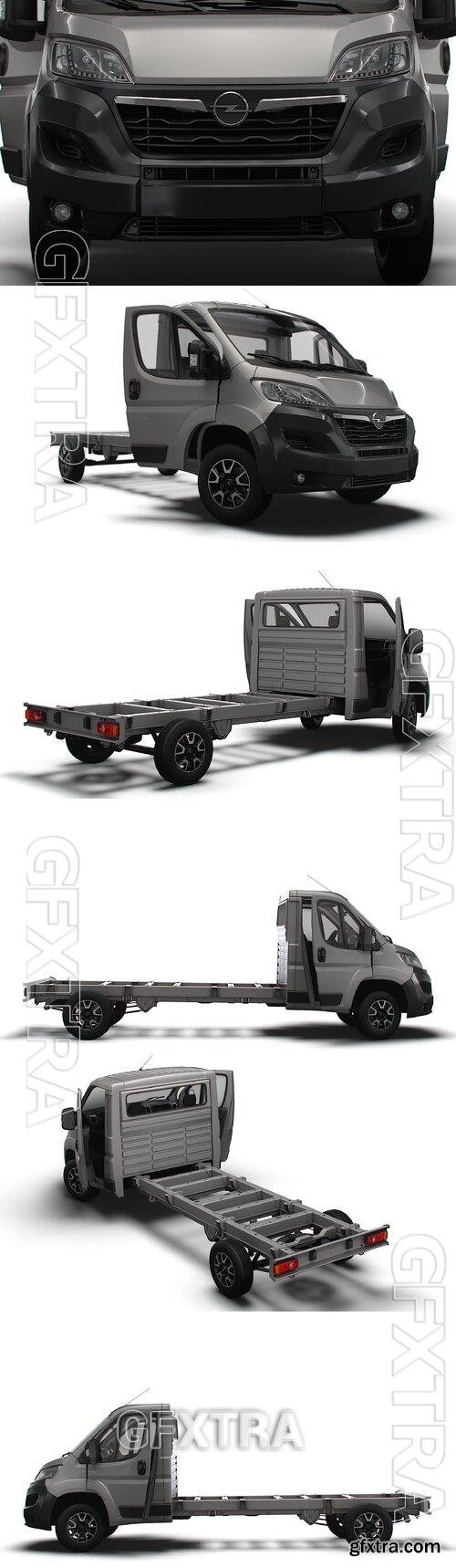 Opel Movano Chassis Truck SCab 4300WB HQInterior 2023 Model