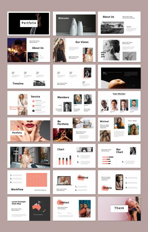 Portfolio Presentation Layout