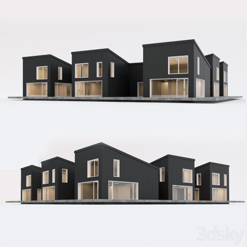 Two-storey residential building. Prefab house. 8