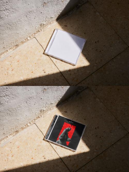 Closed CD Album Mockup