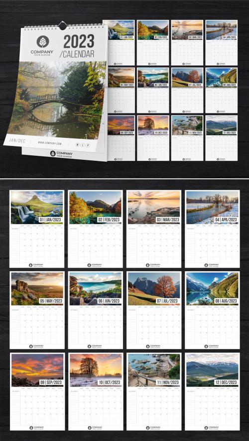 2023 Wall Calendar Layout