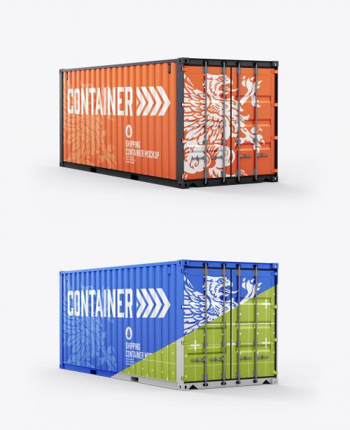 Shipping Container Mockup