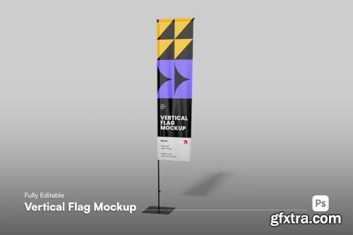 Flag Mockup Collection 12xPSD