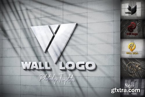 Sign Wall Mockup Collection 13xPSD