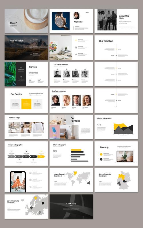 Clean Presentation Layout