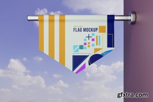 Flag Mockup Collection 11xPSD