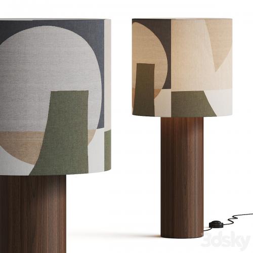 Ferm Living Post Floor Lamp Entire Lampshade