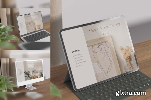 Tablet Mockup Collection 9xPSD