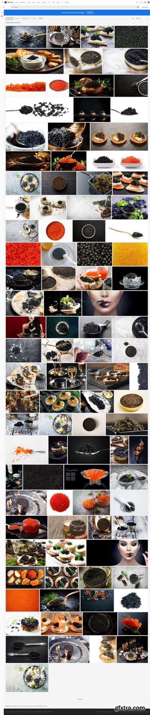 Caviar Stock Photos 100xJPEG