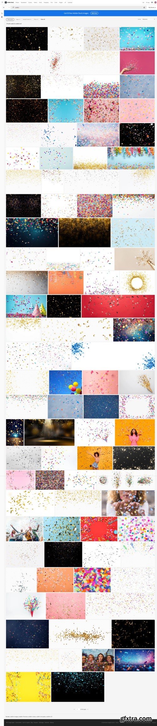 Confetti Stock Photos 100xJPEG