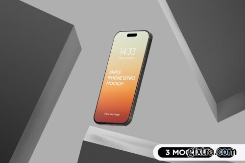 iPhone 15 Pro Max Mockup Collection 9xPSD