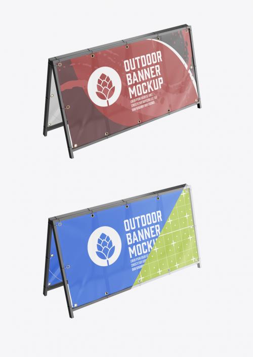 Street Banner Mockup