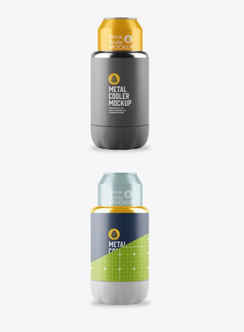 Can Cooler Mockup