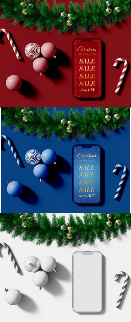 Christmas Phone Mockup