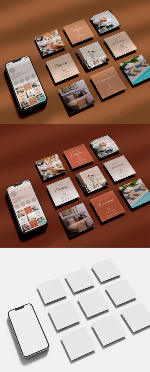 Smarthphone Screen Design Mockup