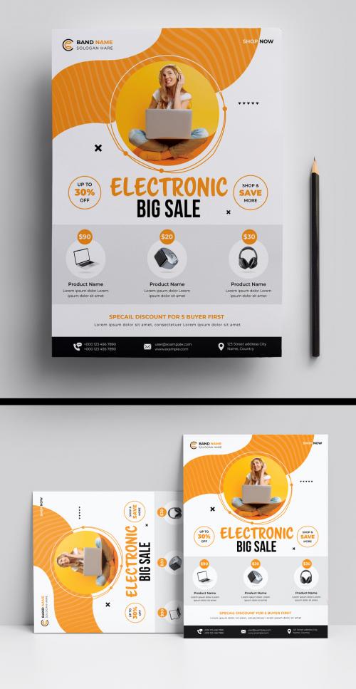 Product Flyer Design Layout