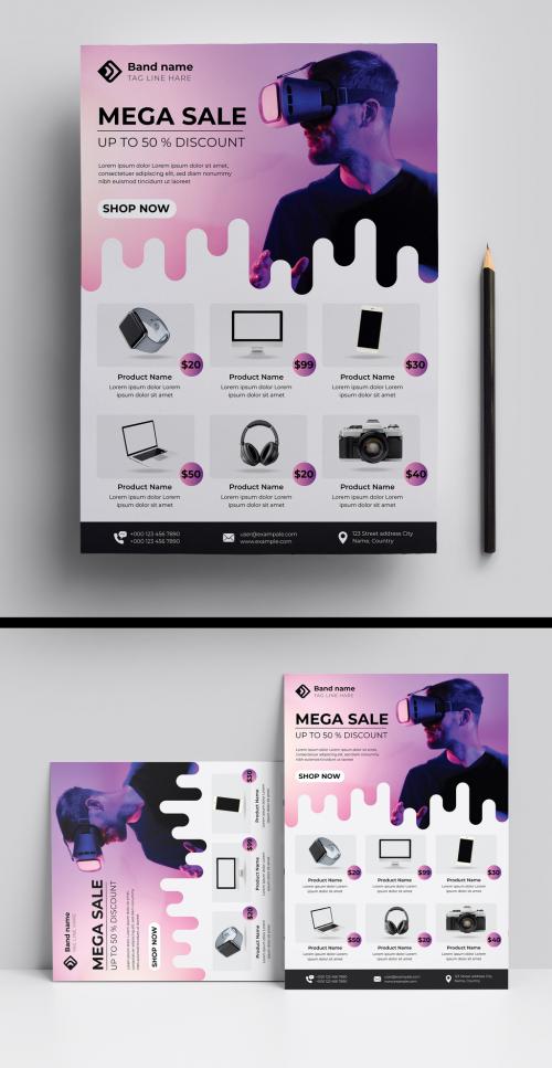 Economics Product Flyer Design Layout