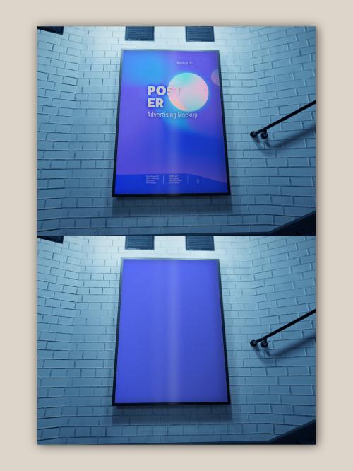 Metro Poster Mockup