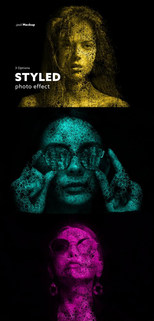 Styled Mask Photo Effect