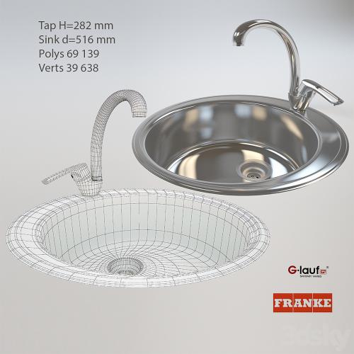 Tap g lauf + sink franke