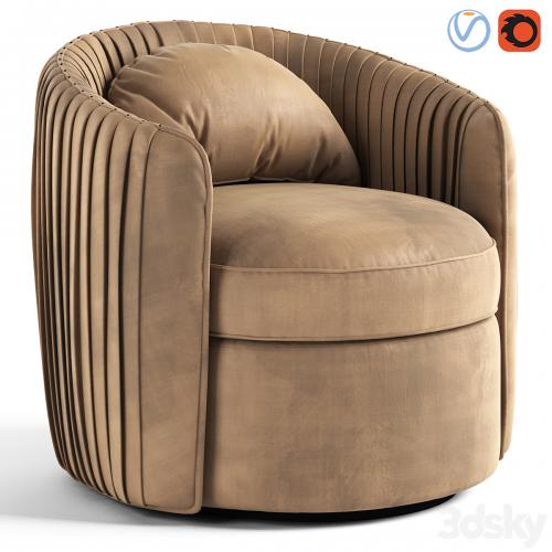 Fantasia Indigo Swivel Armchair