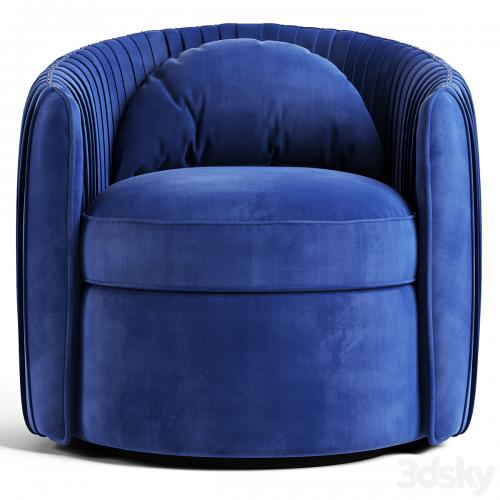 Fantasia Indigo Swivel Armchair