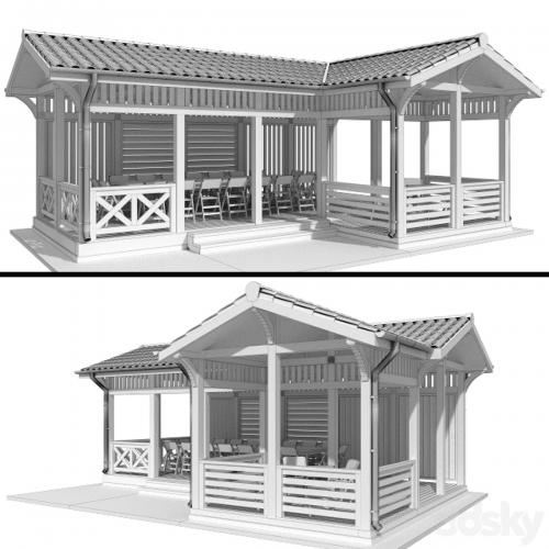 Arbor in a modern style