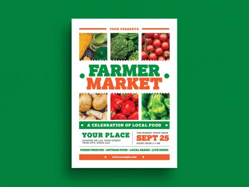 Farmer Market Flyer Layout