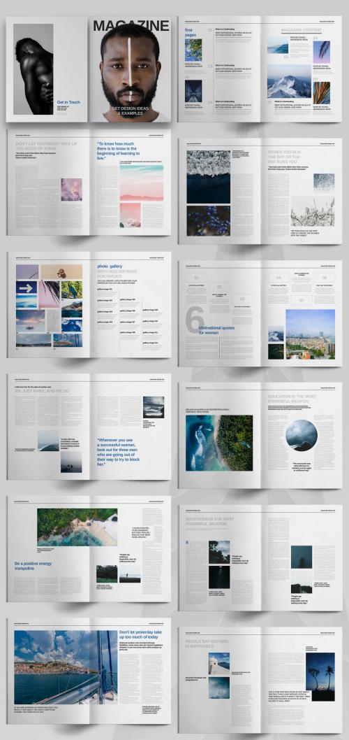 Lifestyle Fashion Travel Magazine Layout