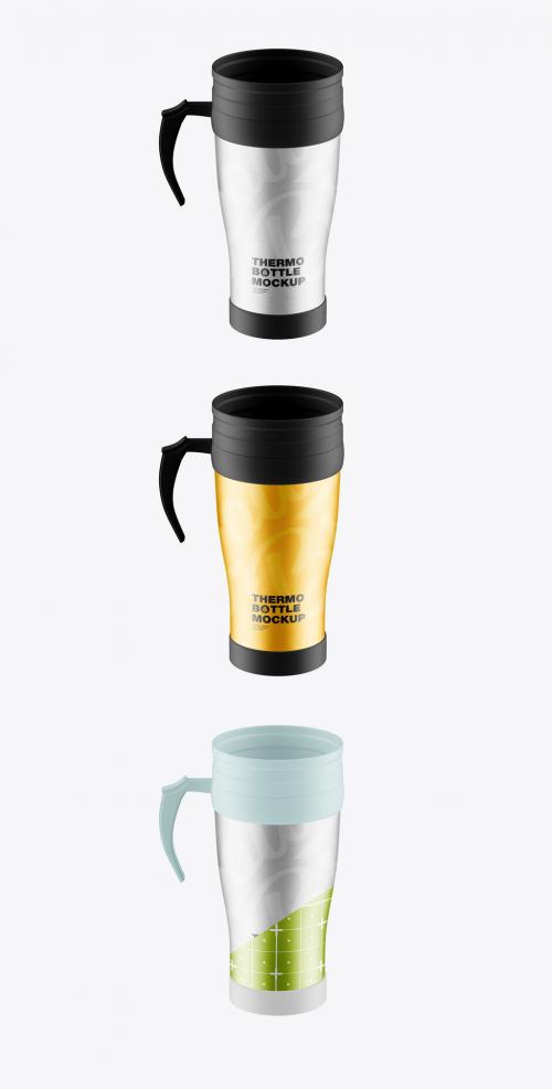 Stainless Steel Travel Cup Mockup