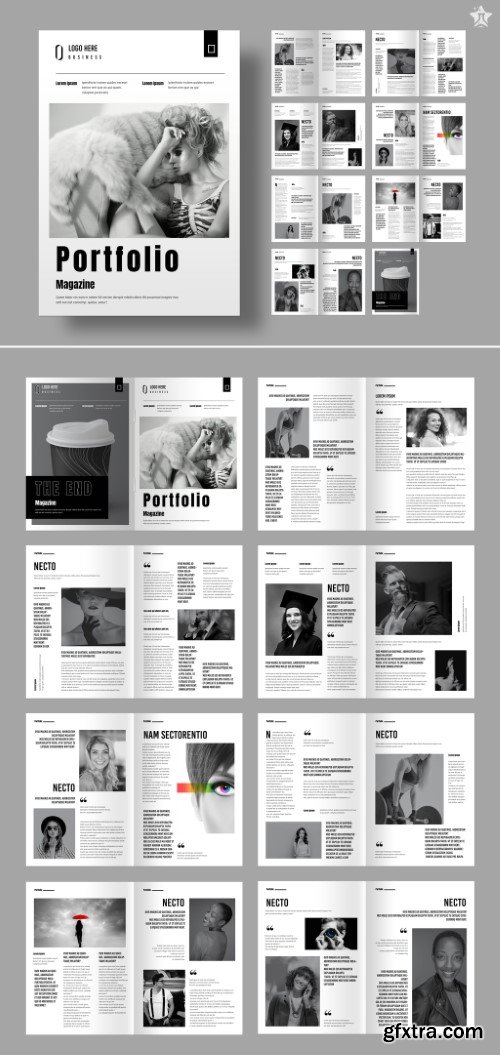 Portfolio Magazine Layout