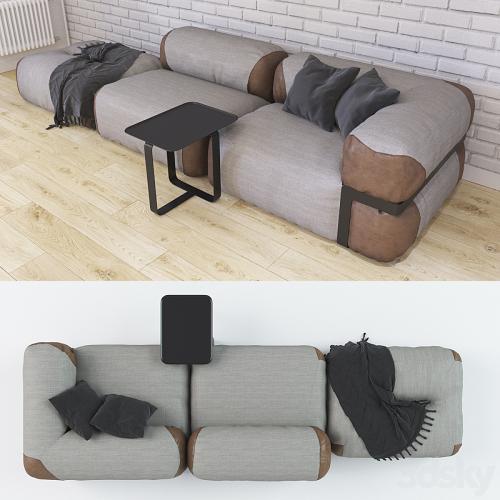 Modular sofa CHARLIE TANAGRA