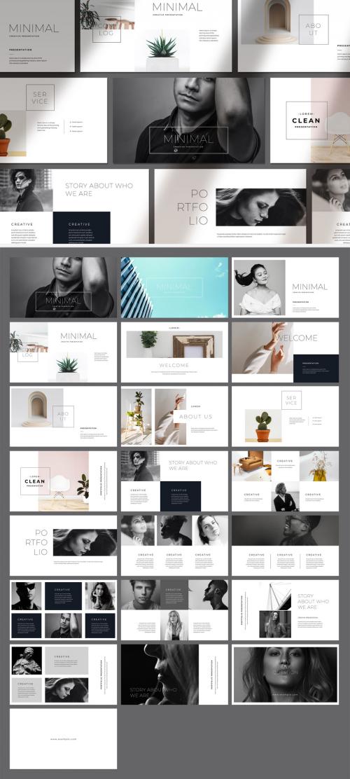 Creative Minimal Presentation Layout