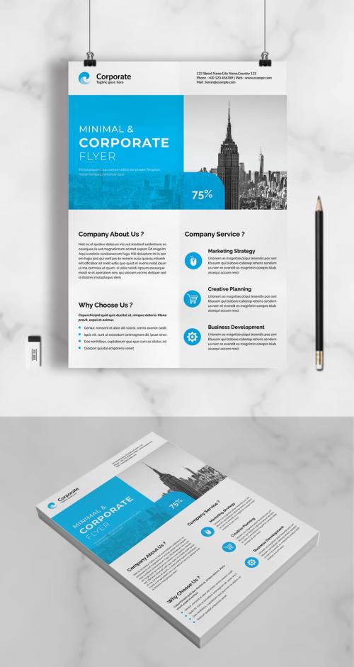 Minimal & Corporate Flyer