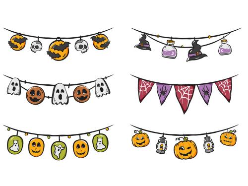 Halloween Flag Decorations