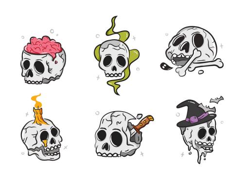 Halloween Skulls