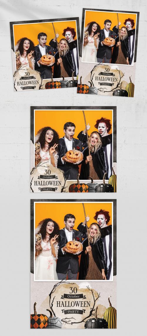 Halloween Photo Booth Layout