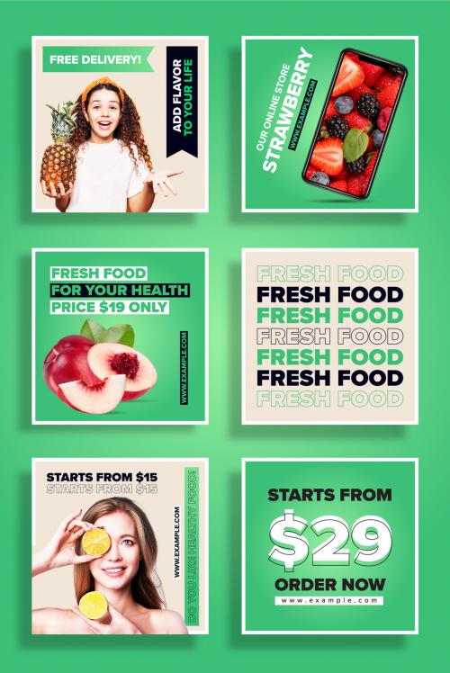 Fruits or Healthy Post Layouts