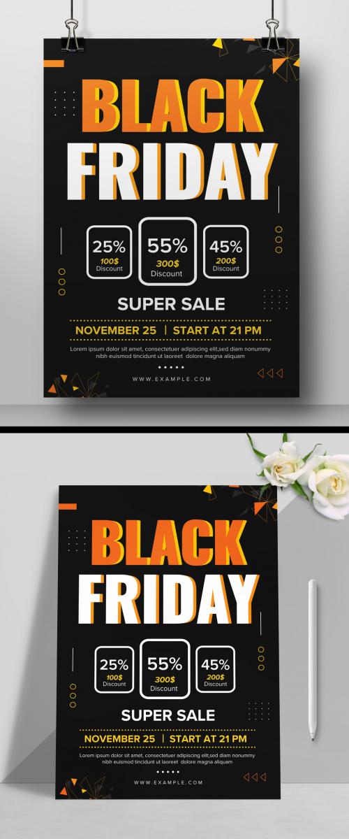 Black Friday Sale Flyer Layout